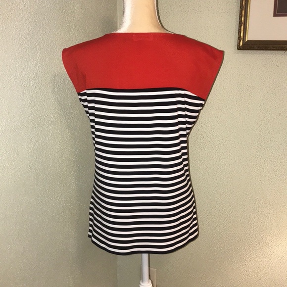 Calvin Klein Sleeveless Print Top Size Medium - Picture 5 of 7